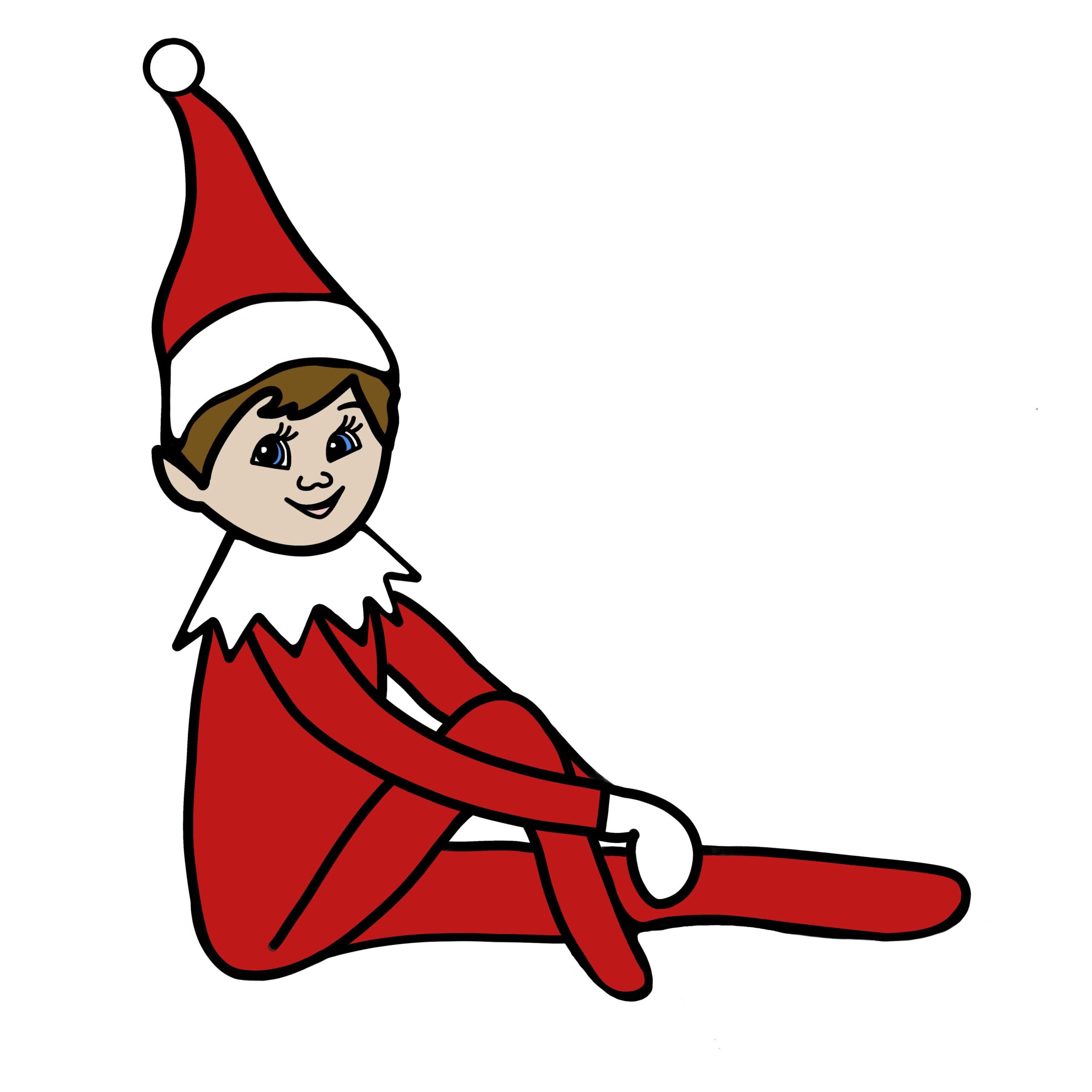 free elf on the shelf printable (stickers png ) - like love do